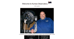 Desktop Screenshot of kuriwaobservatory.com