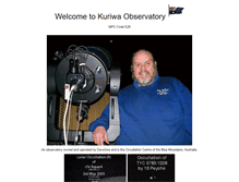 Tablet Screenshot of kuriwaobservatory.com